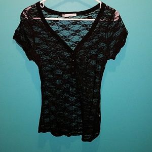 Floral lace top
